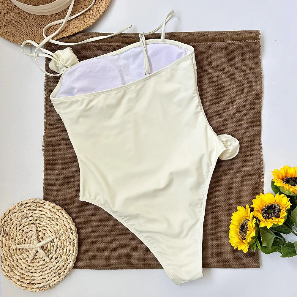Floral Grace Çiçek Detaylı Tek Parça Mayo