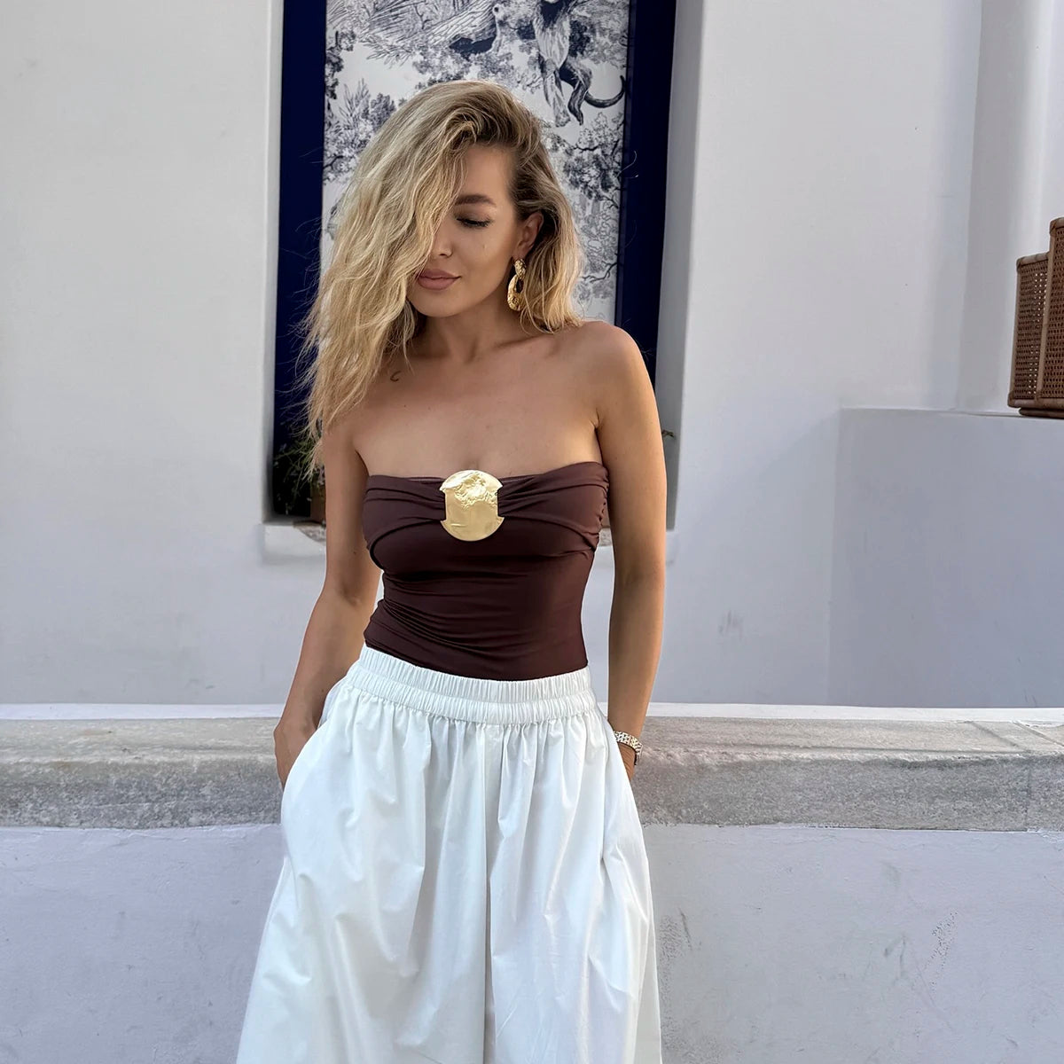 Athena Bronze Tek Parça Mayo